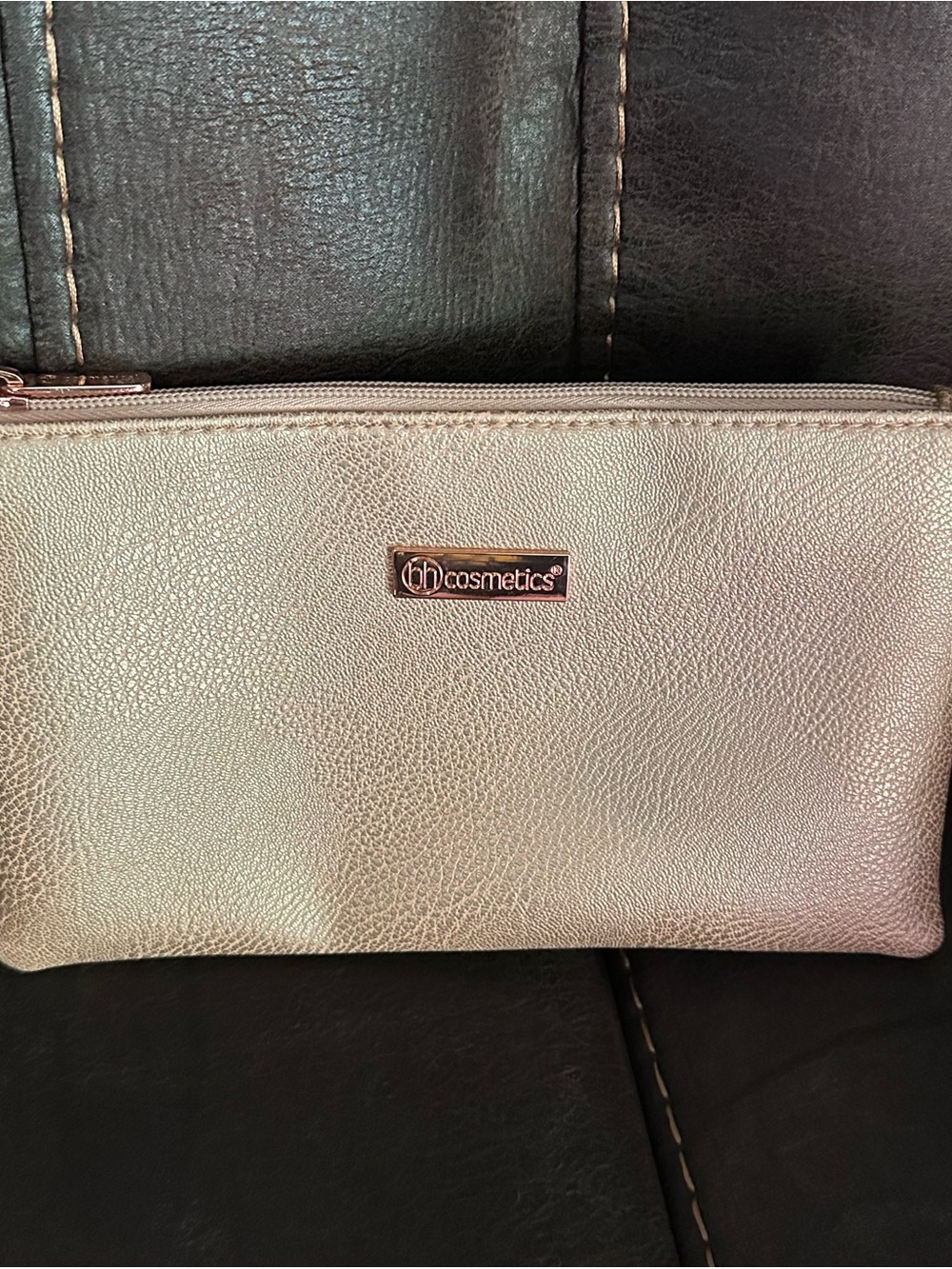BH Cosmetics Metallic Rose Gold Cosmetic Bag
